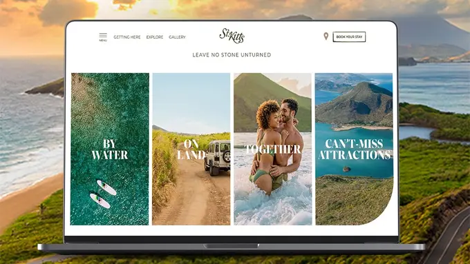 Tambourine Unveils Captivating New Website for St. Kitts Tourism Authority
