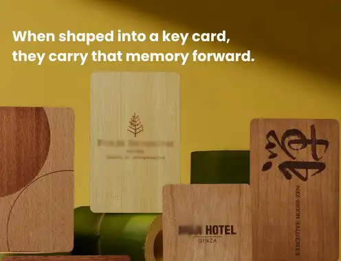 Where Nature Opens the Door: Wooden and Bamboo Key Cards in Zen Hospitality