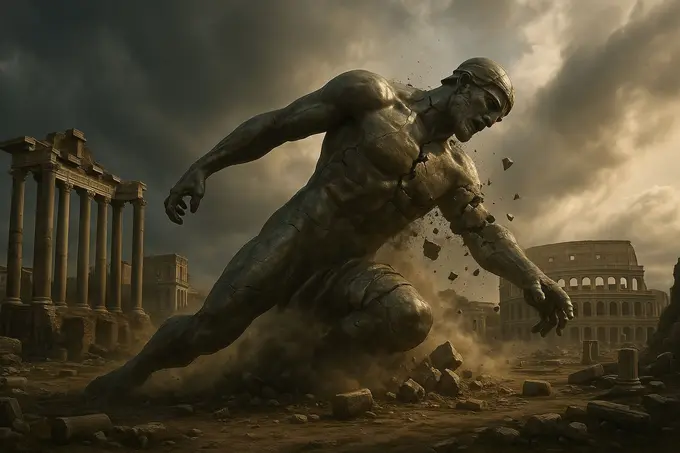 As Colossus Falls, So Falls the Brand