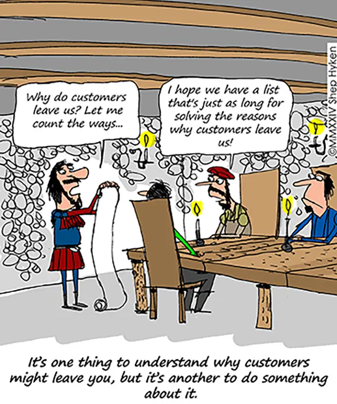 Five Reasons Why Customers Leave
