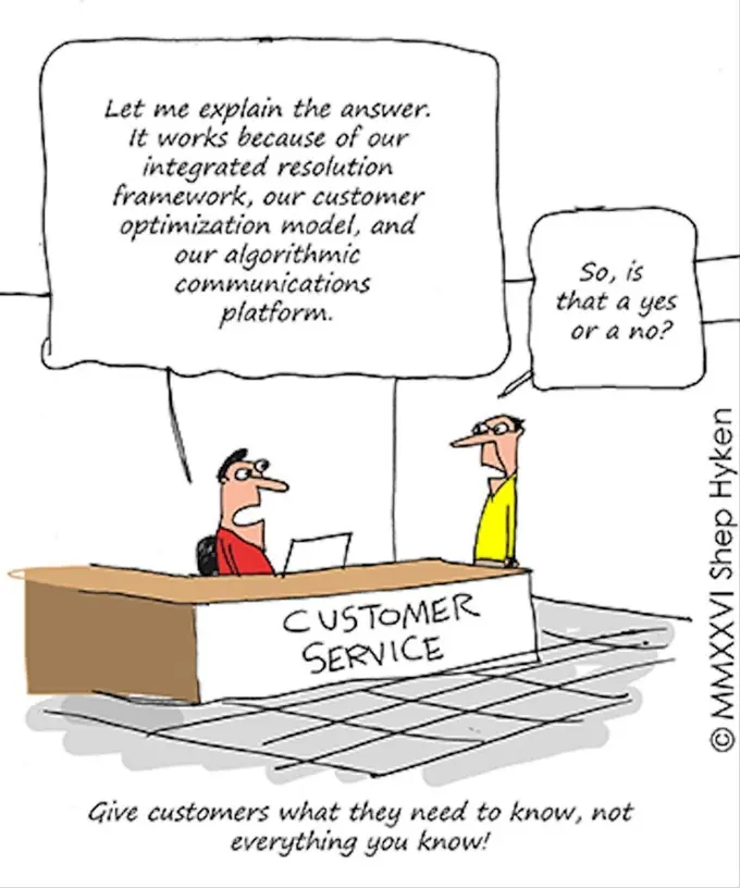 Clarity Creates Confidence: The Cost of Overexplaining to Customers