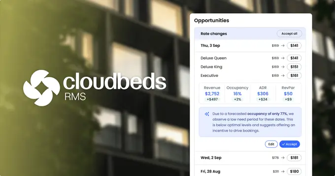 Cloudbeds launches RMS with deeper hotel intelligence built on unified data