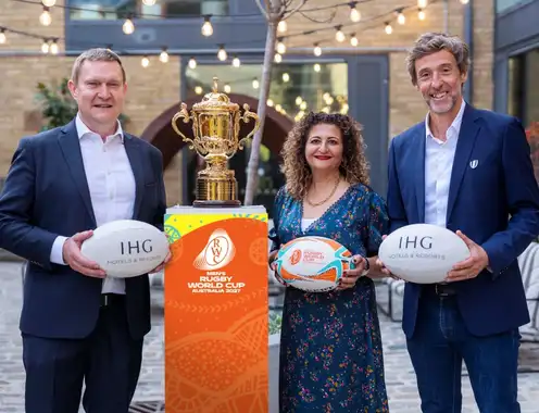 IHG Hotels & Resorts named Official Hotel Partner of Men’s Rugby World Cup 2027