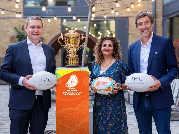 IHG Hotels & Resorts named Official Hotel Partner of Men’s Rugby World Cup 2027