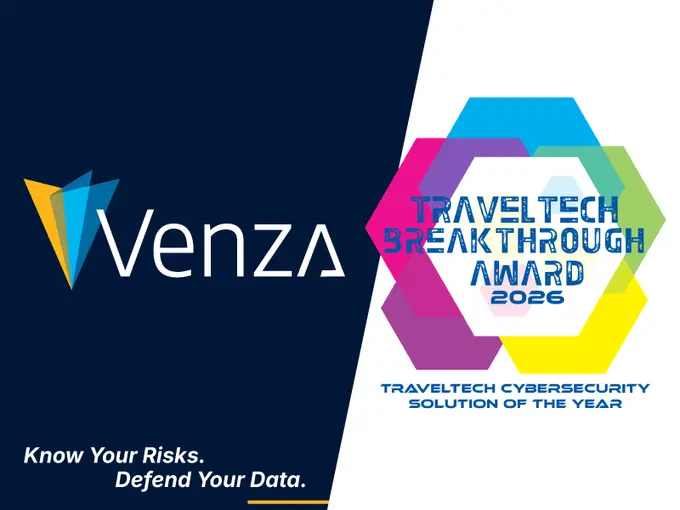 Venza Named 2026 “TravelTech Cybersecurity Solution of the Year” By TravelTech Breakthrough