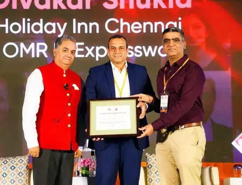 Holiday Inn Chennai OMR IT Expressway Celebrates General Manager Divakar Shukla's Dual Industry Accolades