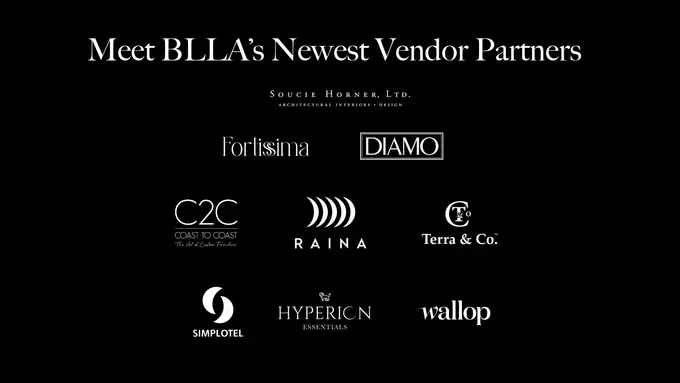BLLA Welcomes New Premier Vendor Partners, Elevating Boutique Hospitality Experiences