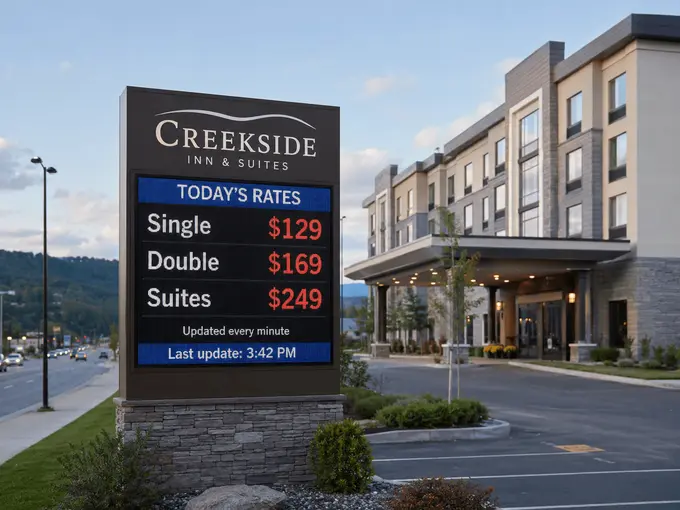 The hotel still owns its price. It just stopped setting it