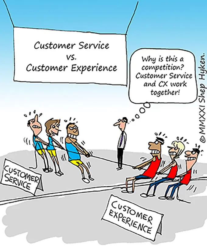Customer Service Versus Customer Experience