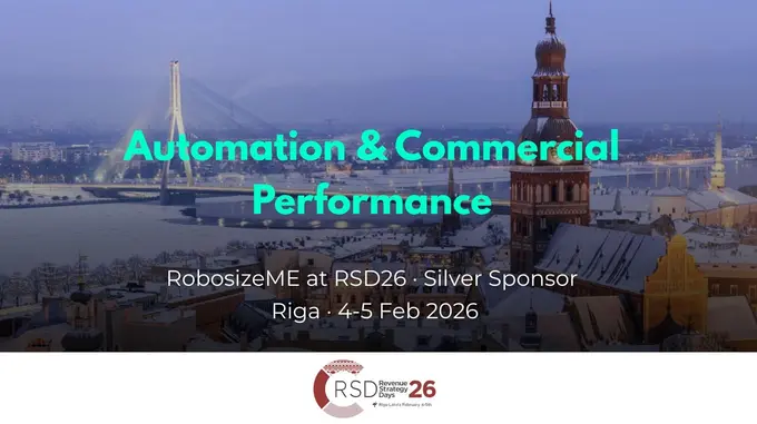 RobosizeME, Sponsor and Speaker at Revenue Strategy Days 2026, Hosted by Radisson Hotels Group in Riga
