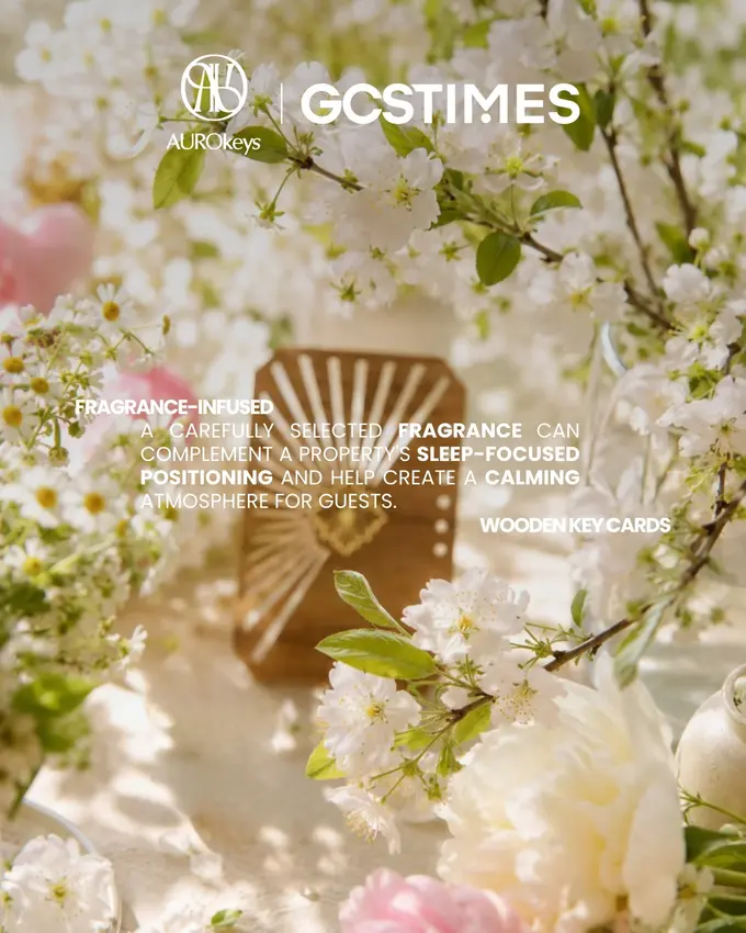 Integrating Fragrance-Infused Wooden Key Cards into Sleep-Focused Hotel Stays
