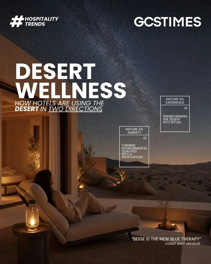 Desert Wellness: How Hotels Are Using the Desert in Two Directions
