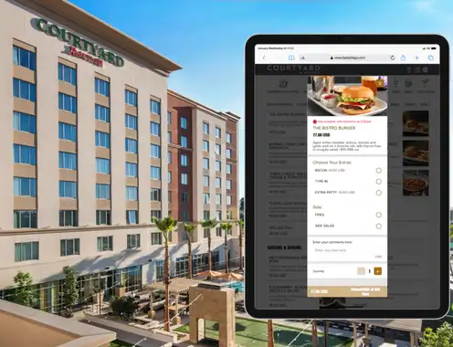 Courtyard Irvine Spectrum boosts F&B revenue by 54% with IRIS Mobile Dining