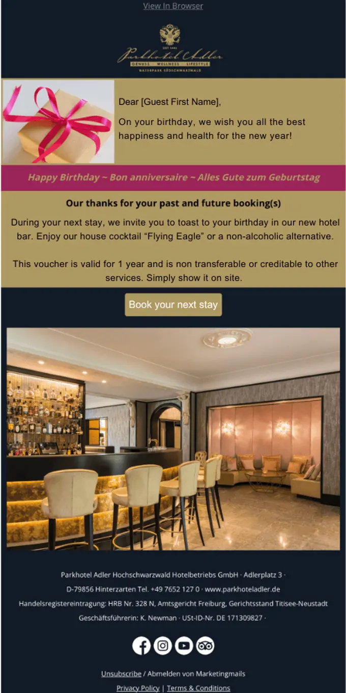 How Parkhotel Adler drove direct revenue by upgrading its technology stack