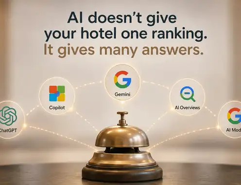 There Is No Single AI Ranking for Your Hotel