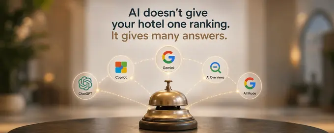 There Is No Single AI Ranking for Your Hotel