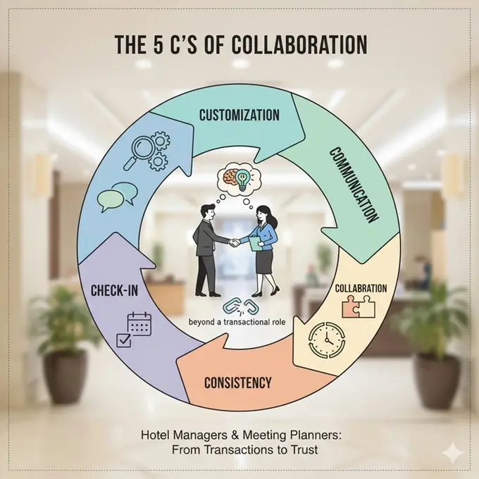 The 5 C's of Collaboration: How Hotels Win by Becoming A Meeting Planner's Best Friend!