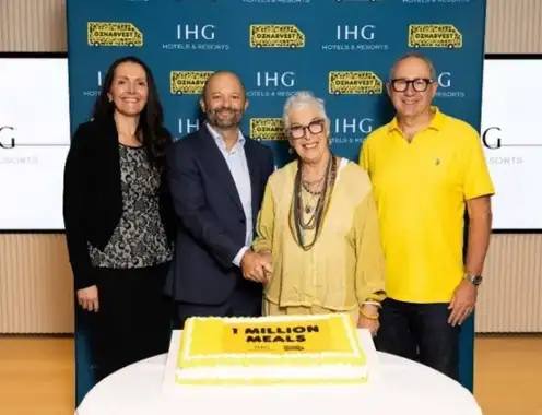 IHG Hotels & Resorts and OzHarvest surpass one million meals milestone