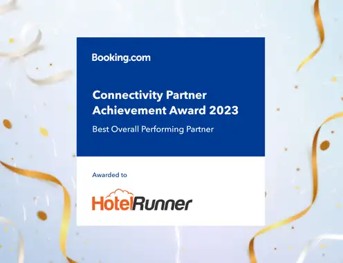 HotelRunner Crowned Booking.com's Best Overall Performing Partner