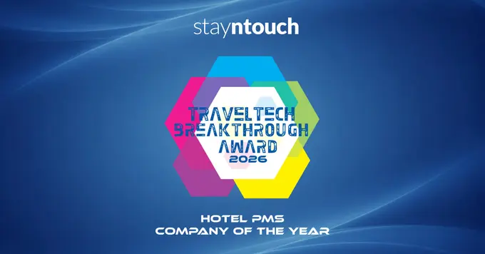 Stayntouch Named “Hotel PMS Company of the Year” By TravelTech Breakthrough