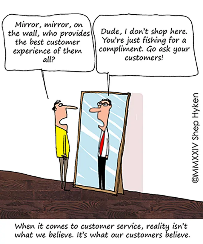 “We Deliver Amazing Customer Service”: The Difference Between Perception and Reality