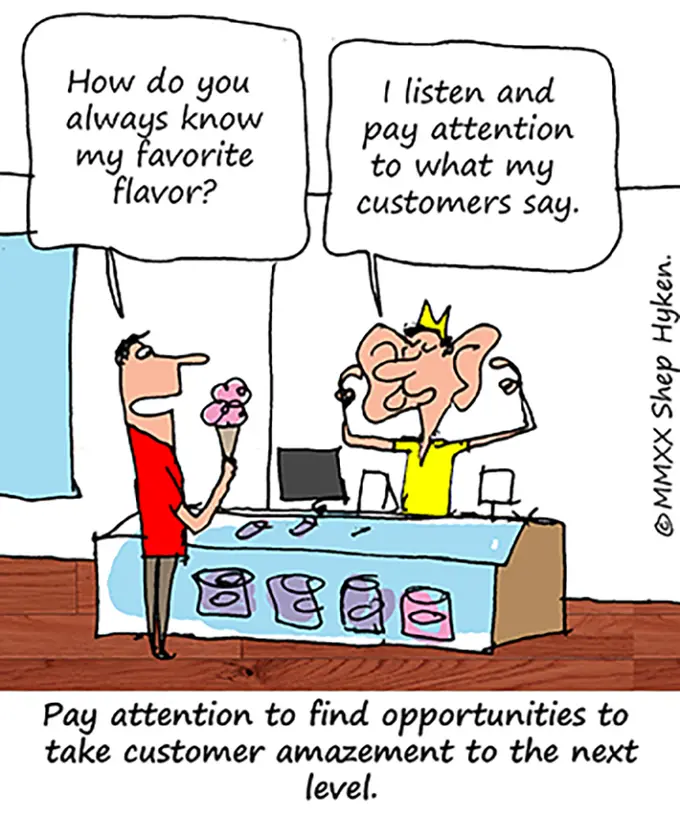 Another Way To Amaze Your Customers: Pay Attention
