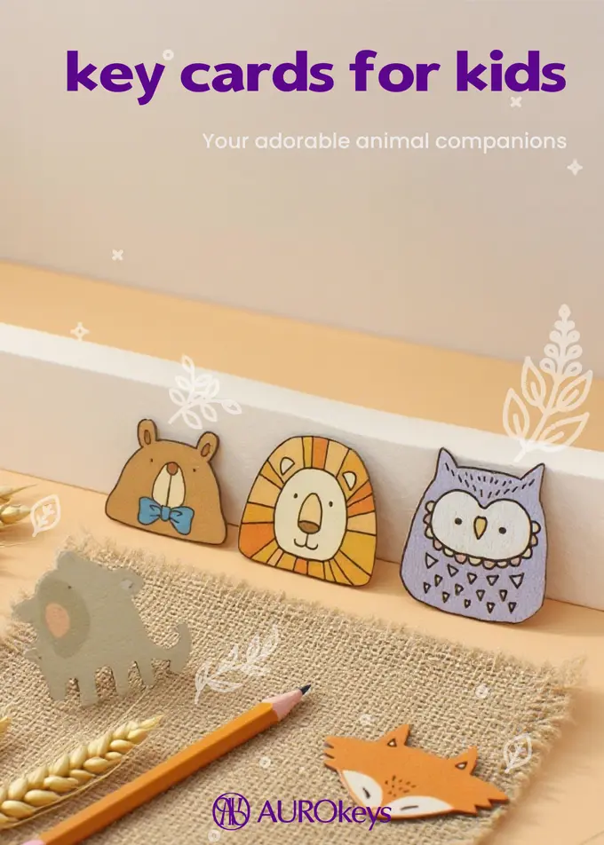 Animal-themed Wooden Key Cards Turn Summer Stays into Unforgettable Adventures for Young Guests