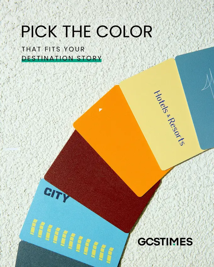 GCSTIMES Hotel Key Cards: When Color Becomes a Language of Arrival