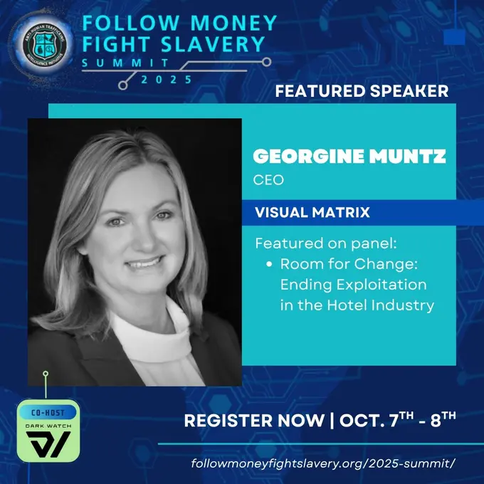 Visual Matrix Supports Follow Money Fight Slavery Summit as Platinum Sponsor
