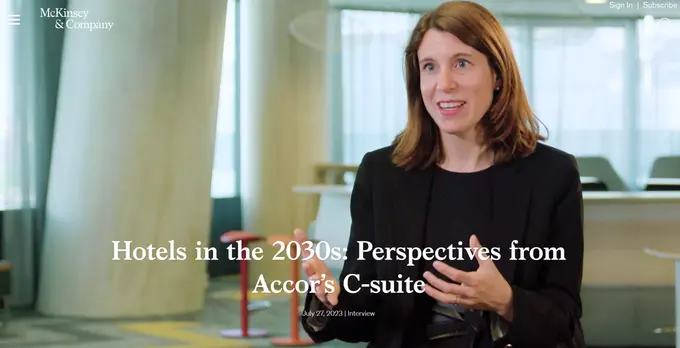 Hotels in the 2030s: Perspectives from Accor