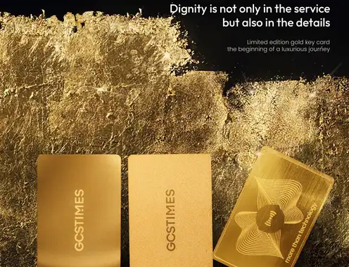 Gold key cards