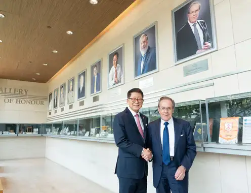 Legendary hotelier Horst Schulze inducted into School of Hotel and Tourism Management Gallery of Honour