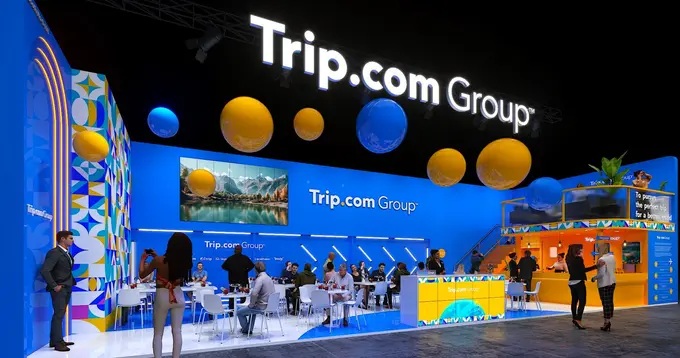 Trip.com Group booth at ITB Berlin 2024