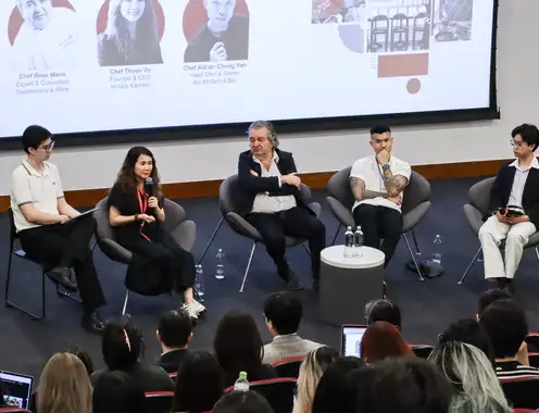 Panel discussion with Chef Ren