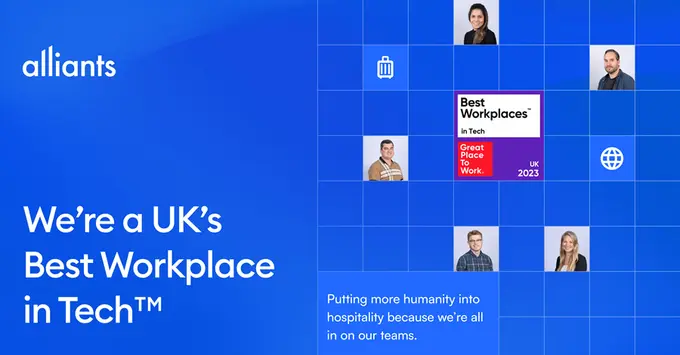 Alliants recognised as a UK Best Workplace in Tech