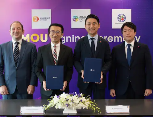 Dusit Thani College signs MOU to become Thailand