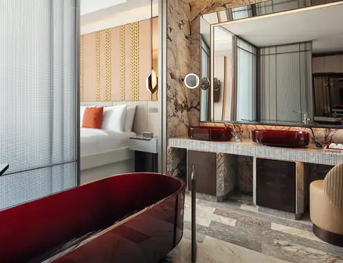 W Riyadh   Kafd Penthouse Bathroom