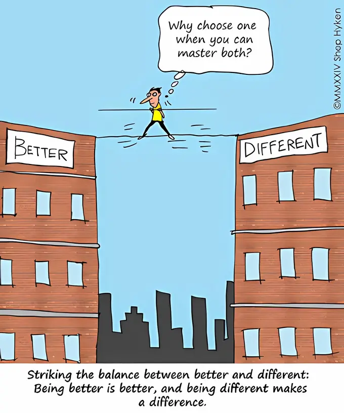 Being Different or Being Better
