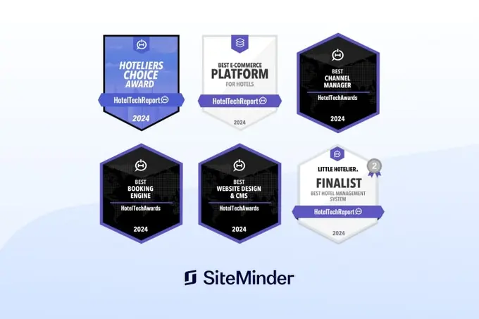 SiteMinder Wins Top Accolades at 2024 HotelTechAwards for Leadership in Convergence
