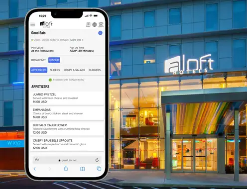 Aloft New York LaGuardia Airport strengthens F&B revenue and reduces operational strain with IRIS Mobile Dining