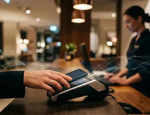 Hotel payment terminal