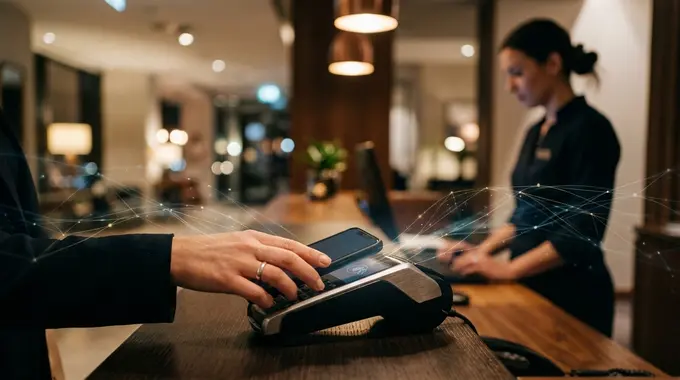 Hotel payment terminal