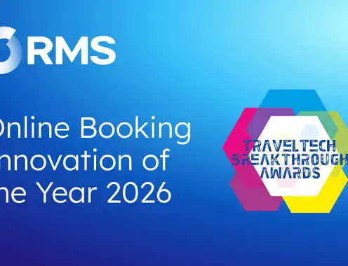 The RMS Booking Engine has been named Online Booking Innovation of the Year