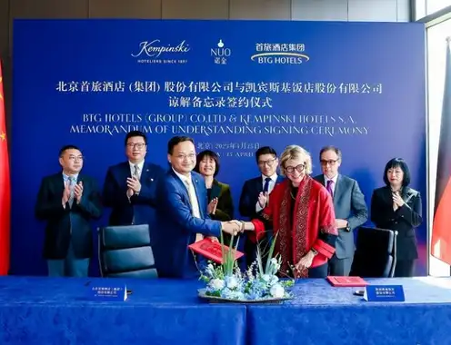 Kempinski Hotels Extends Strategic Partnership with BTG Hotels to Grow Luxury Hospitality Offering in China