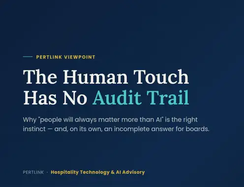 The Human Touch Has No Audit Trail