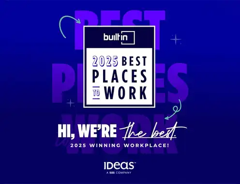IDeaS Recognized by Built In with Two 2025 Best Places to Work Appearances