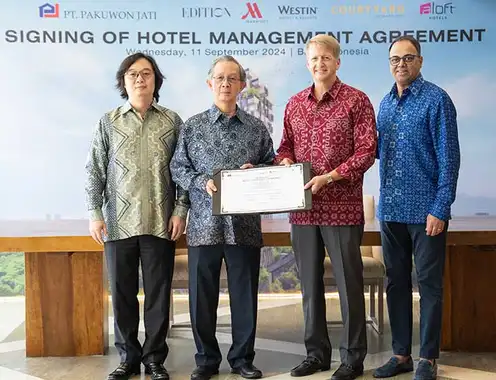 Marriott International and PT. Pakuwon Jati Tbk. Sign Agreement to Open Five More Properties in Indonesia