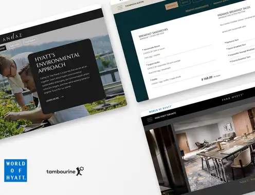 Tambourine and Hyatt Expand Event Planner Experience with Global Rollout