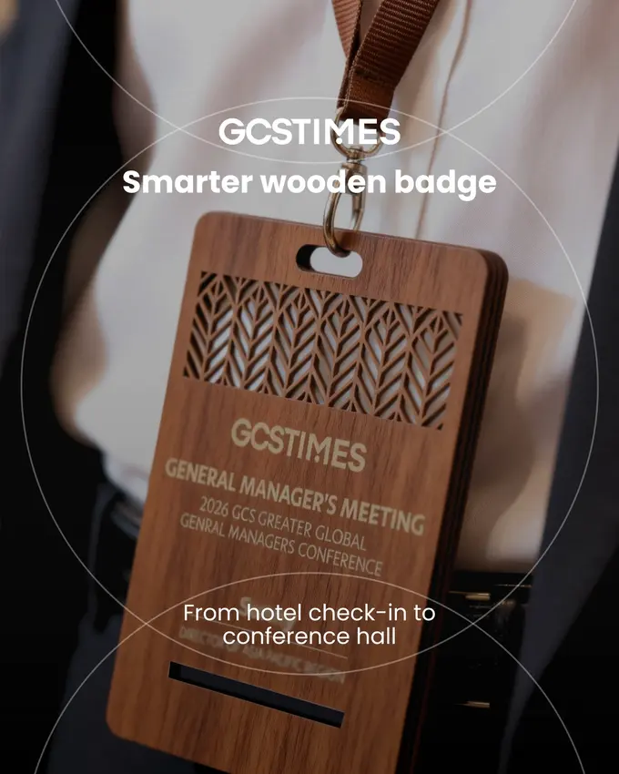 From Hotel Check-In to Conference Hall: A Smarter Wooden Badge Experience