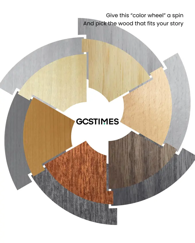 Give This “Color Wheel” a Spin, and Pick the Wood That Fits Your Story
